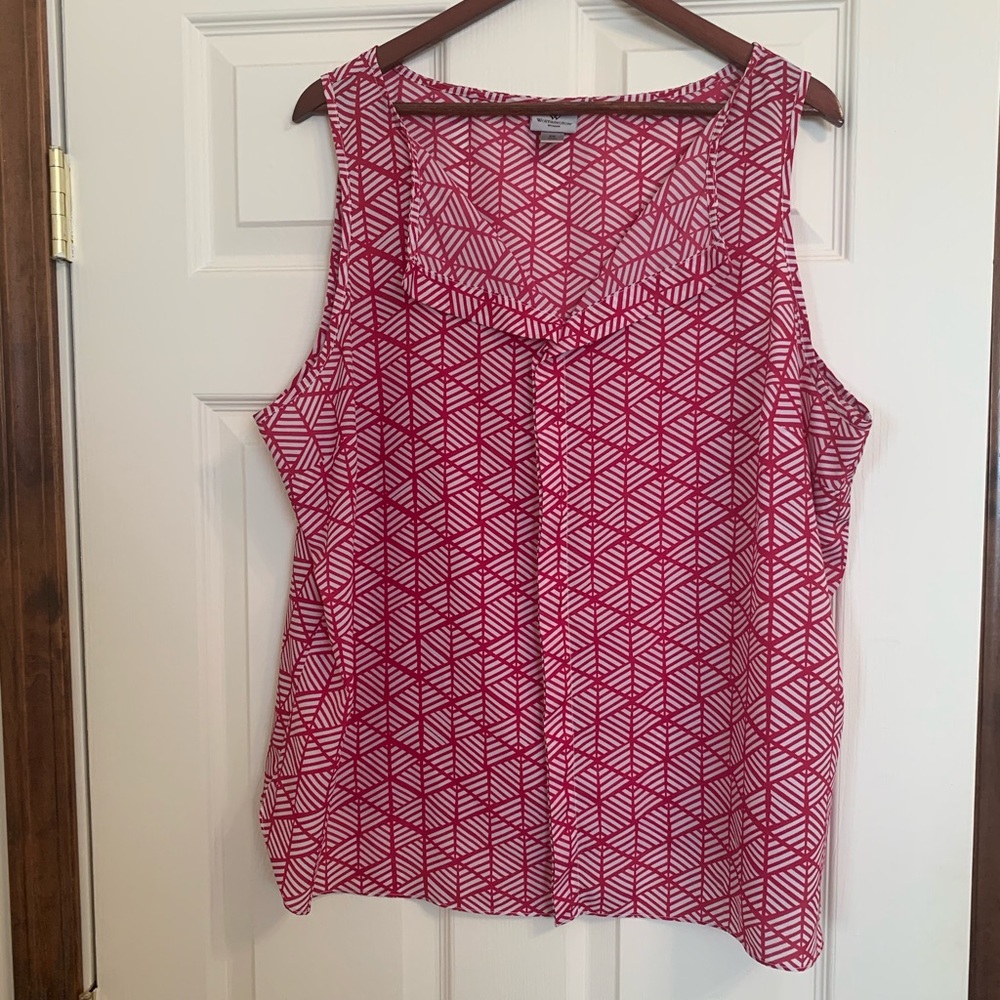❗️3/$10❗️Worthington Woman sleeveless top
